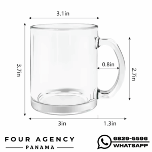 Taza de Vidrio - 11 Onzas - Productos Promocionales en Panamá - Imagen 6