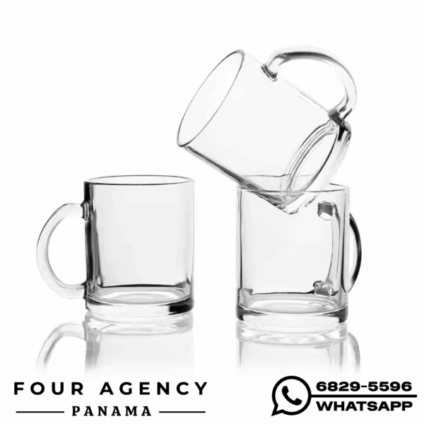Taza de Vidrio - 11 Onzas - Productos Promocionales en Panamá