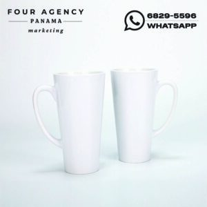 Taza Blanca Alta Para Sublimar