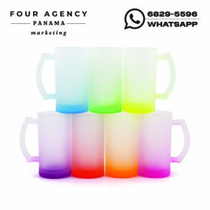 Jarra Cervecera Esmerilada de Colores