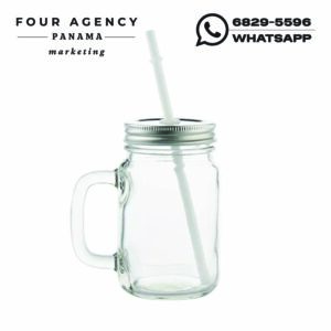 Jarra Mason de Vidrio con Tapa