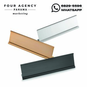 Placas de Escritorio Metálicas