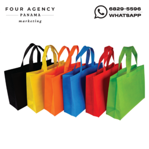 Bolsas Plásticas de Compra en Colores Variados