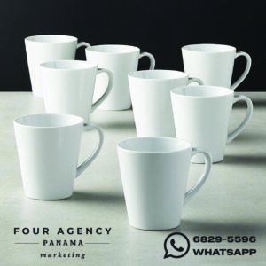  Taza Blanca Cónica Para Sublimar